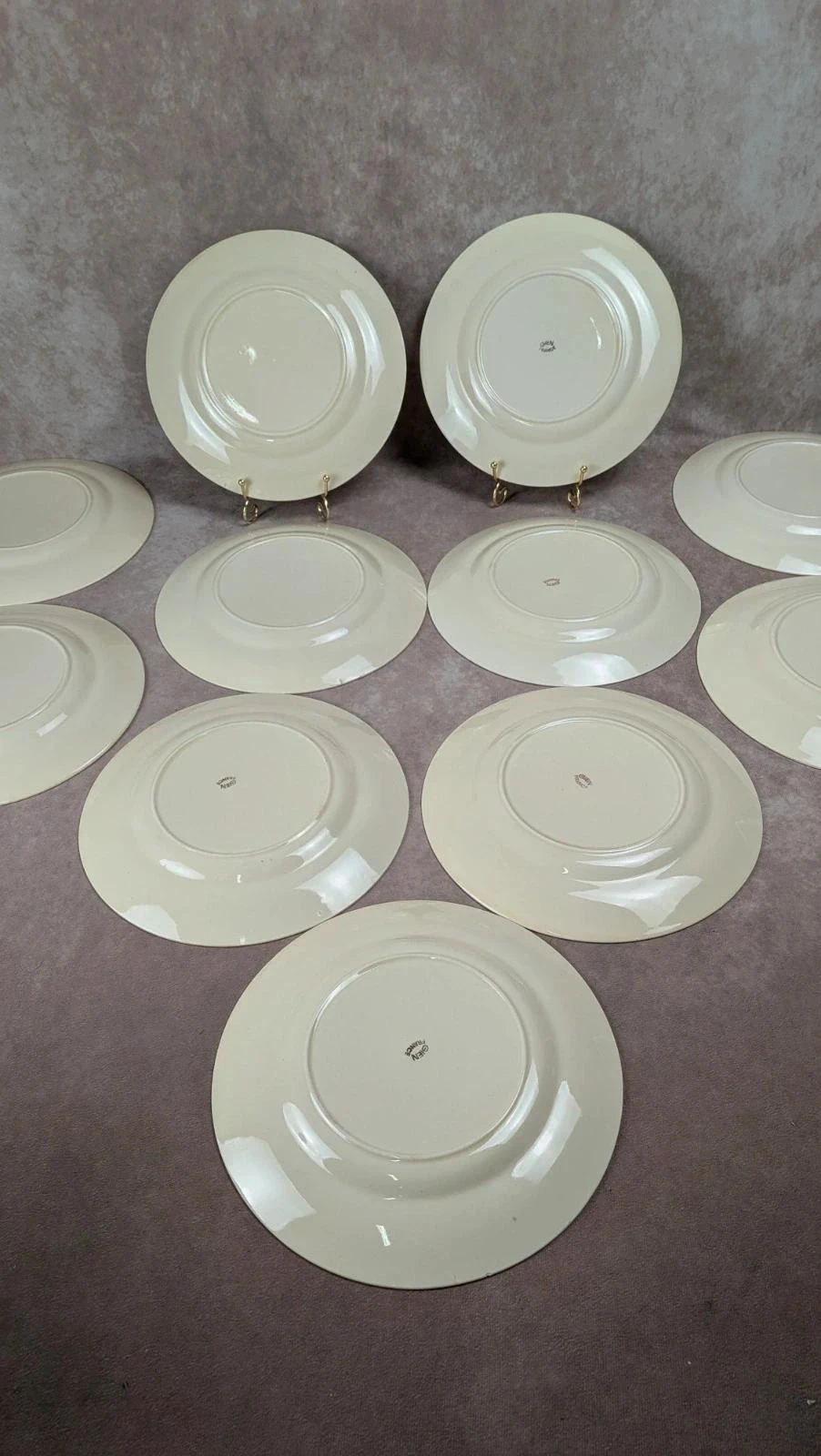 Lote de 12 platos planos Gien – photo 6